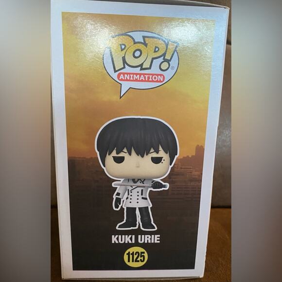 New In Box Funko Pop Kuki Urie 1125 Animation Vinyl Tokyo Ghoul - Picture 4 of 6